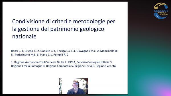 Sharing of the criteria and methodology for the management of the national geological heritage