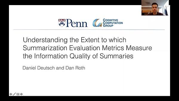 Understanding the Extent to which Content Quality Metrics Measure the Information Quality of Summaries