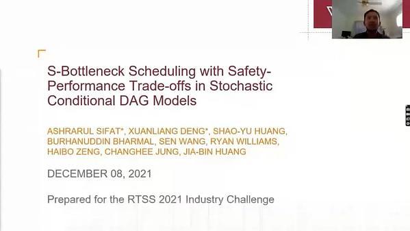 S-Bottleneck Scheduling with Safety-Performance Trade-offs in Stochastic Conditional DAG Models