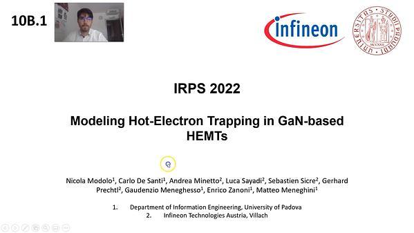 Hot-Electron trapping in GaN-based HEMTs