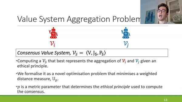 Towards Pluralistic Value Alignment: Aggregating Value Systems Through Lp-Regression