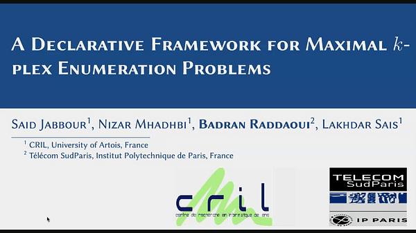 A Declarative Framework for Maximal k-plex Enumeration Problems