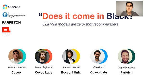 ''Does it come in black?'' CLIP-like models are zero-shot recommenders