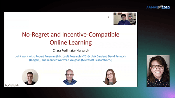 No-Regret and Incentive-Compatible Online Learning