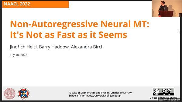 Non-Autoregressive Machine Translation: It's Not as Fast as it Seems