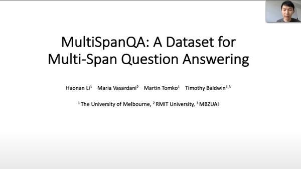 MultiSpanQA: A Dataset for Multi-Span Question Answering