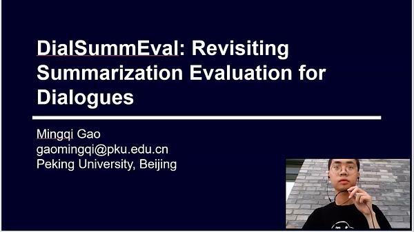DialSummEval: Revisiting Summarization Evaluation for Dialogues
