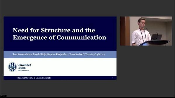 Need for Structure and the Emergence of Communication