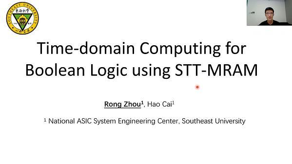 Time domain Computing for Boolean Logic using STT