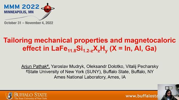 Tailoring mechanical properties and magnetocaloric effect in LaFe11.8Si1.2 zXzHy (X = Al, Ga, In)
