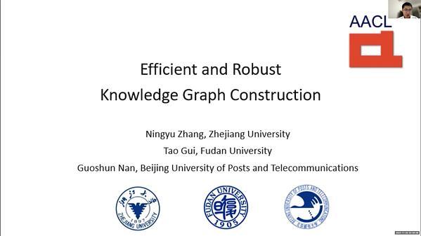 Efficient and Robust Knowledge Graph Construction