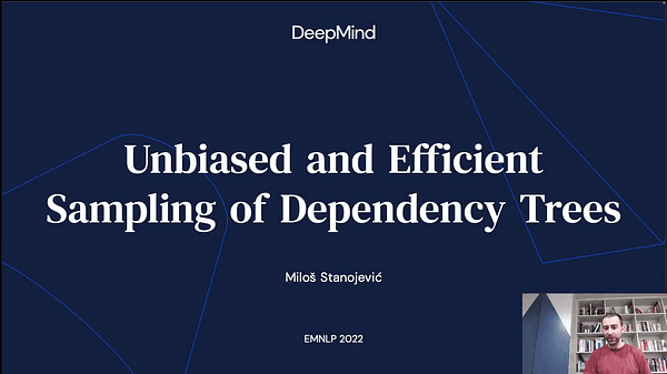 Unbiased and Efficient Sampling of Dependency Trees