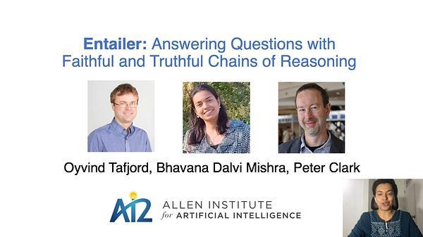 Entailer: Answering Questions with Faithful and Truthful Chains of Reasoning
