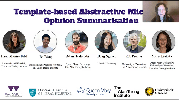 Template-based Abstractive Microblog Opinion Summarisation