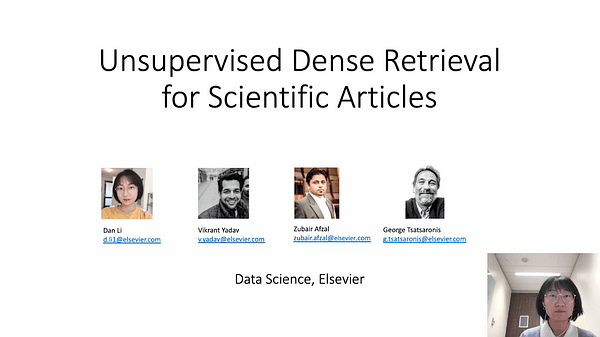 Unsupervised Dense Retrieval for Scientific Articles