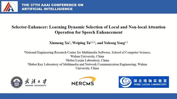 Selector-Enhancer: Learning Dynamic Selection of Local and Non-local Attention Operation for Speech Enhancement