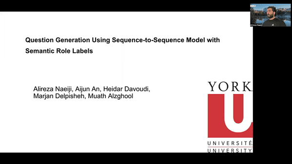 Question Generation Using Sequence-to-Sequence Model with Semantic Role Labels