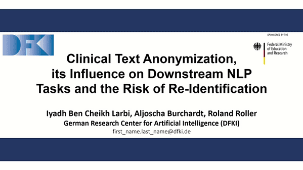 Clinical Text Anonymization, its Influence on Downstream NLP Tasks and the Risk of Re-Identification