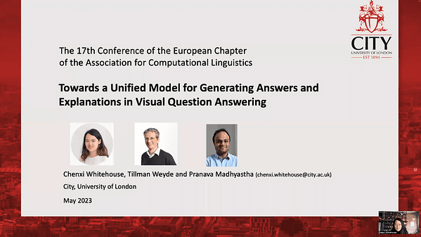 Towards a Unified Model for Generating Answers and Explanations in Visual Question Answering