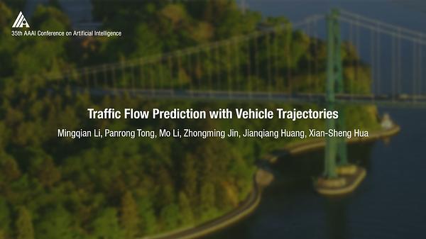 Traffic Flow Prediction with Vehicle Trajectories