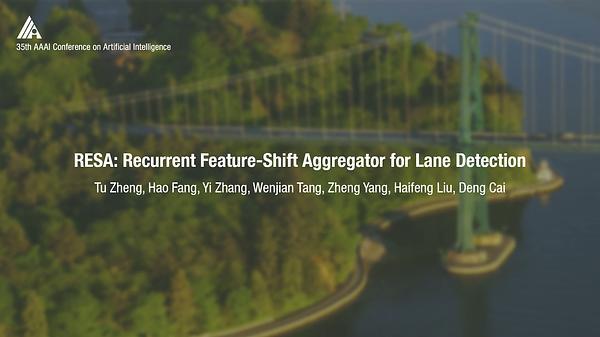 RESA: Recurrent Feature-Shift Aggregator for Lane Detection