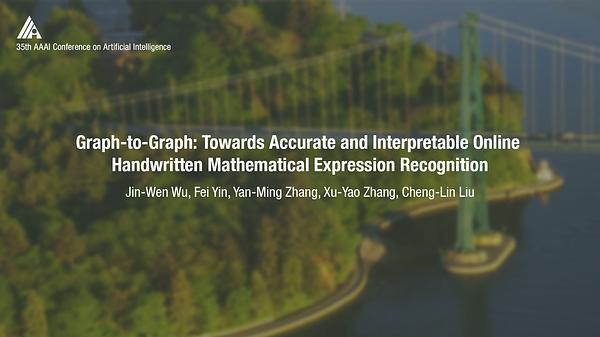 Graph-to-Graph: Towards Accurate and Interpretable Online Handwritten Mathematical Expression Recognition