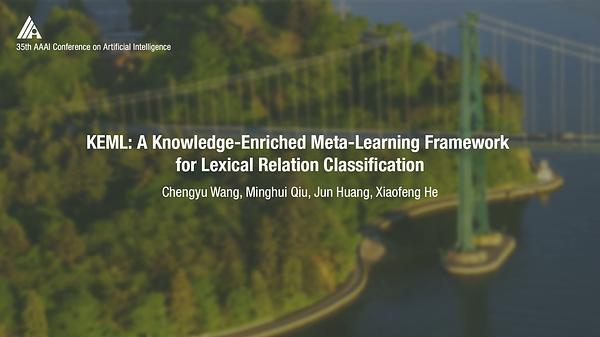 KEML: A Knowledge-Enriched Meta-Learning Framework for Lexical Relation Classification