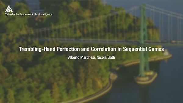 Trembling-Hand Perfection and Correlation in Sequential Games