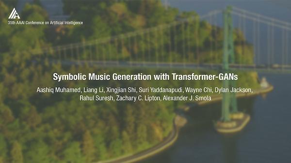 Symbolic Music Generation with Transformer-GANs