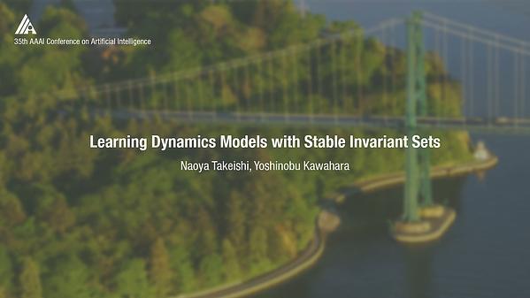 Learning Dynamics Models with Stable Invariant Sets