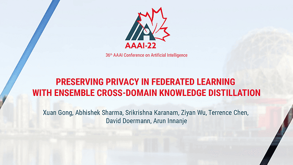 Preserving Privacy in Federated Learning with Ensemble Cross-Domain Knowledge Distillation