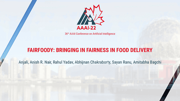 FairFoody: Bringing in Fairness in Food Delivery