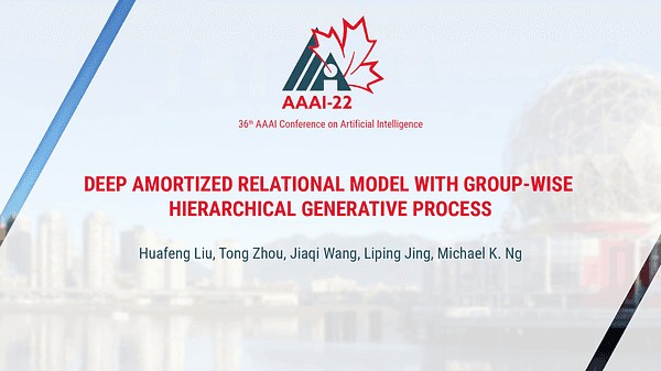 Deep Amortized Relational Model with Group-Wise Hierarchical Generative Process