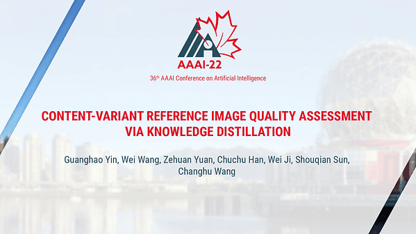 Content-Variant Reference Image Quality Assessment via Knowledge Distillation