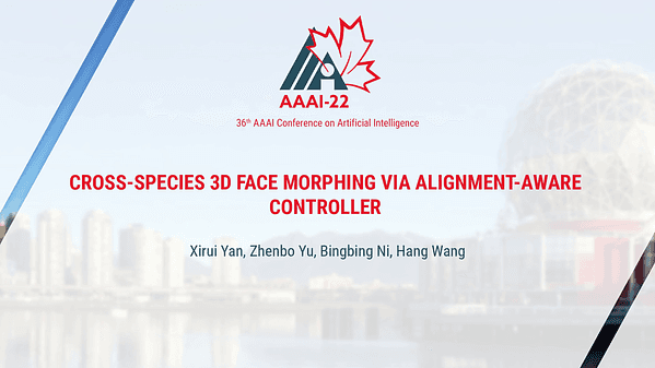 Cross-Species 3D Face Morphing via Alignment-Aware Controller