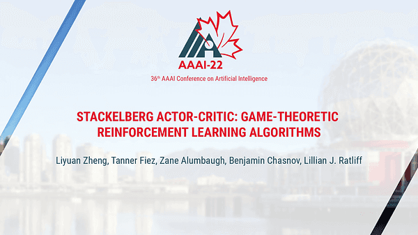 Stackelberg Actor-Critic: Game-Theoretic Reinforcement Learning Algorithms