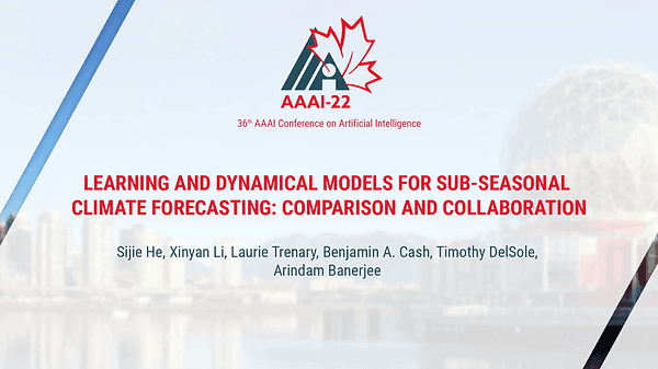 Learning and Dynamical Models for Sub-Seasonal Climate Forecasting: Comparison and Collaboration