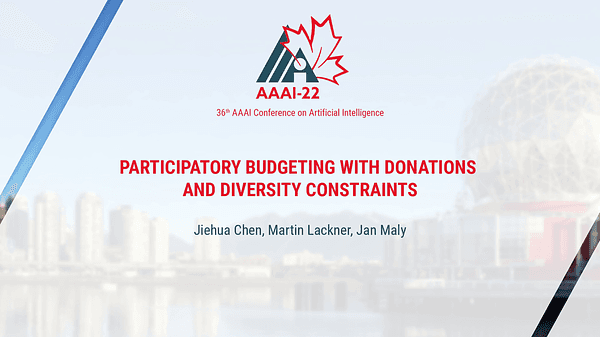 Participatory Budgeting with Donations and Diversity Constraints