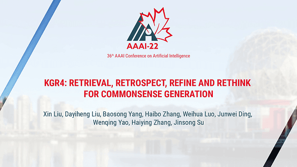 KGR4: Retrieval, Retrospect, Refine and Rethink for Commonsense Generation