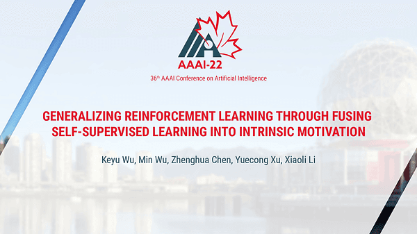 Generalizing Reinforcement Learning through Fusing Self-Supervised Learning into Intrinsic Motivation