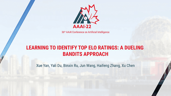 Learning to Identify Top Elo Ratings with A Dueling Bandits Approach