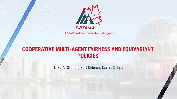 Cooperative Multi-Agent Fairness and Equivariant Policies