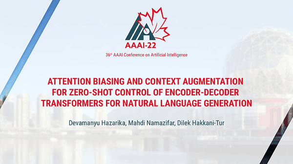 Attention Biasing and Context Augmentation for Zero-Shot Control of Encoder-Decoder Transformers for Natural Language Generation