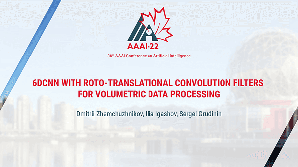 6DCNN with Roto-Translational Convolution Filters for Volumetric Data Processing