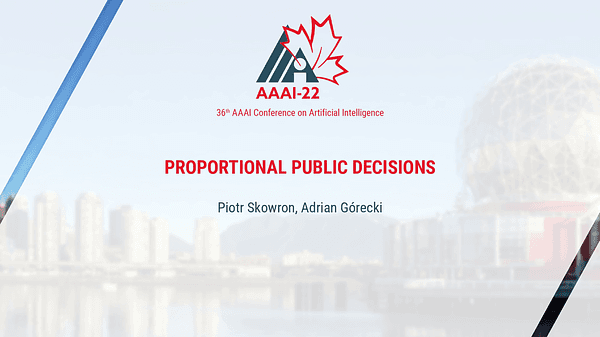 Proportional Public Decisions