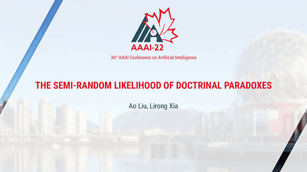 The Semi-Random Likelihood of Doctrinal Paradoxes