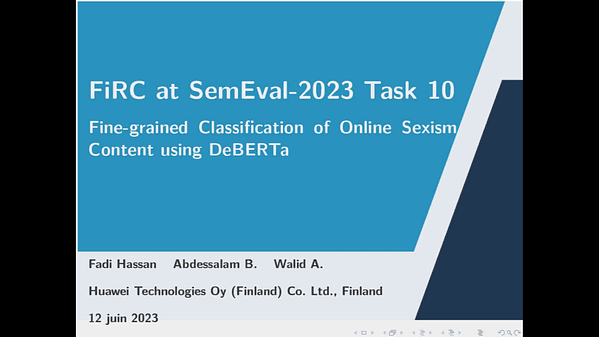 {FiRC at SemEval-2023 Task 10: Fine-grained Classification of Online Sexism Content Using DeBERTa