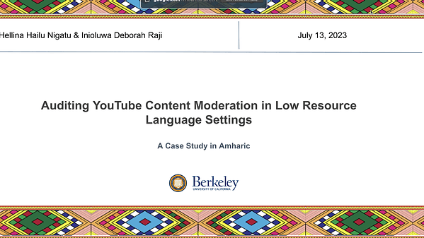 Auditing YouTube Content Moderation in Low Resource Language Settings