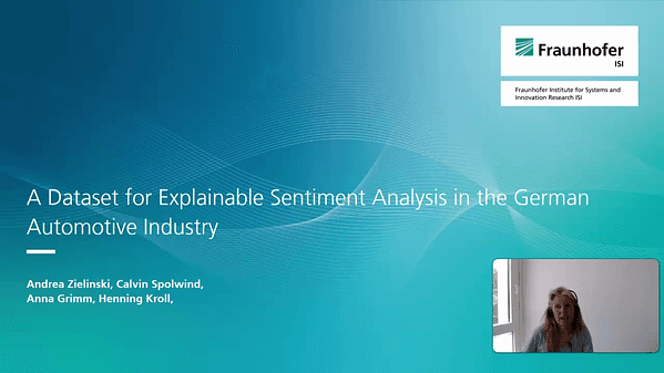An XAI Dataset for Mining the Sentimental Mood of the German Automotive Industry