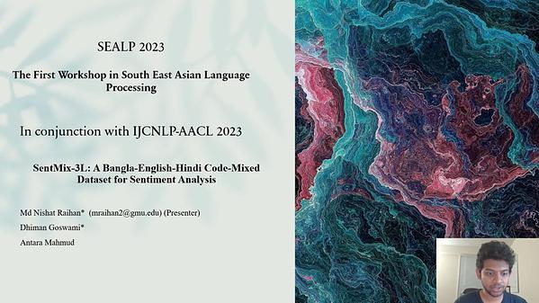 SentMix-3L: A Novel Code-Mixed Test Dataset in Bangla-English-Hindi for SentimentAnalysis